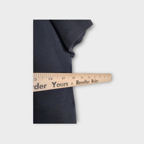 Spanx The Perfect Funnel Crew Top Black Back Zip Women's Medium - Picture 5 of 9